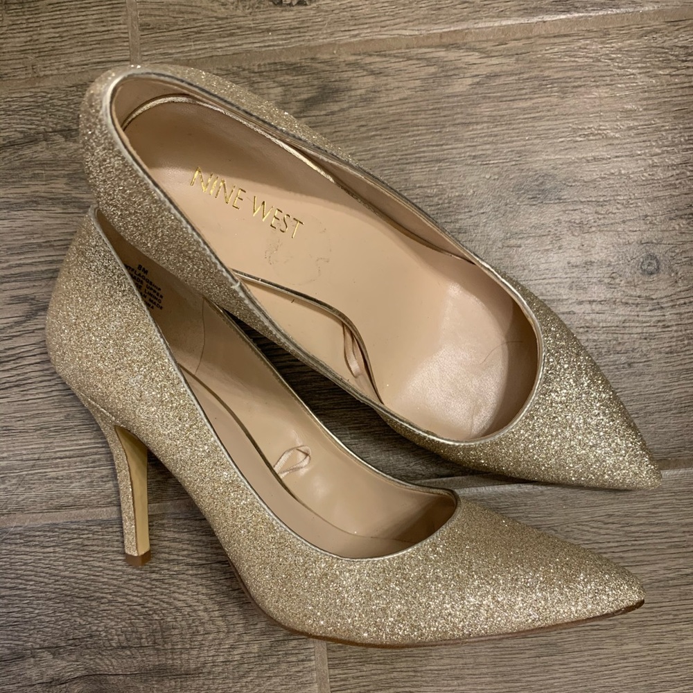 Nine West Gold Heels
